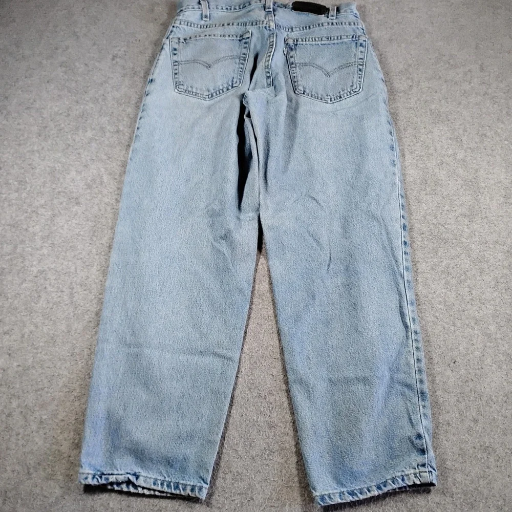 Vintage Levis L2 Baggy Fit Jeans Mens 32x29 Light Wash Denim 90s Streetwear